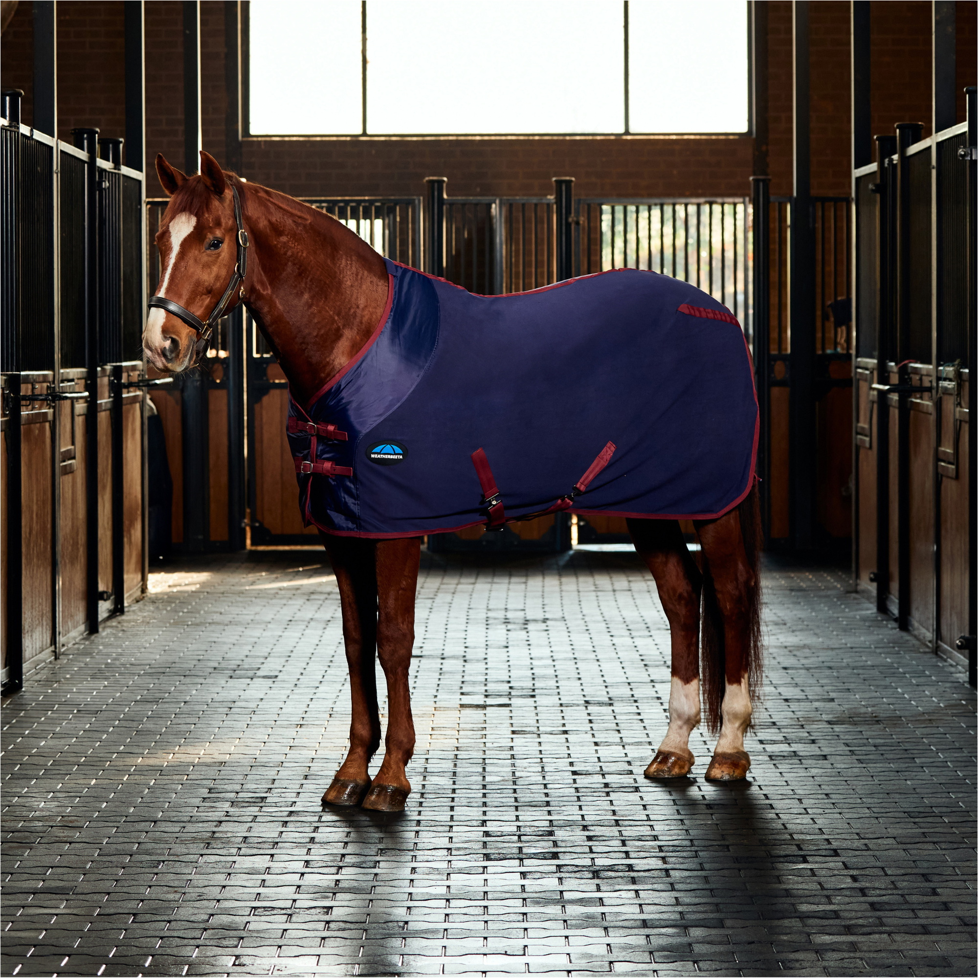 2025 WeatherBeeta Anti-Static Fleece Cooler Standard Neck 1011579 - Navy